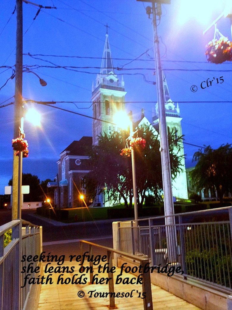 seeking refuge  from despair Haiga